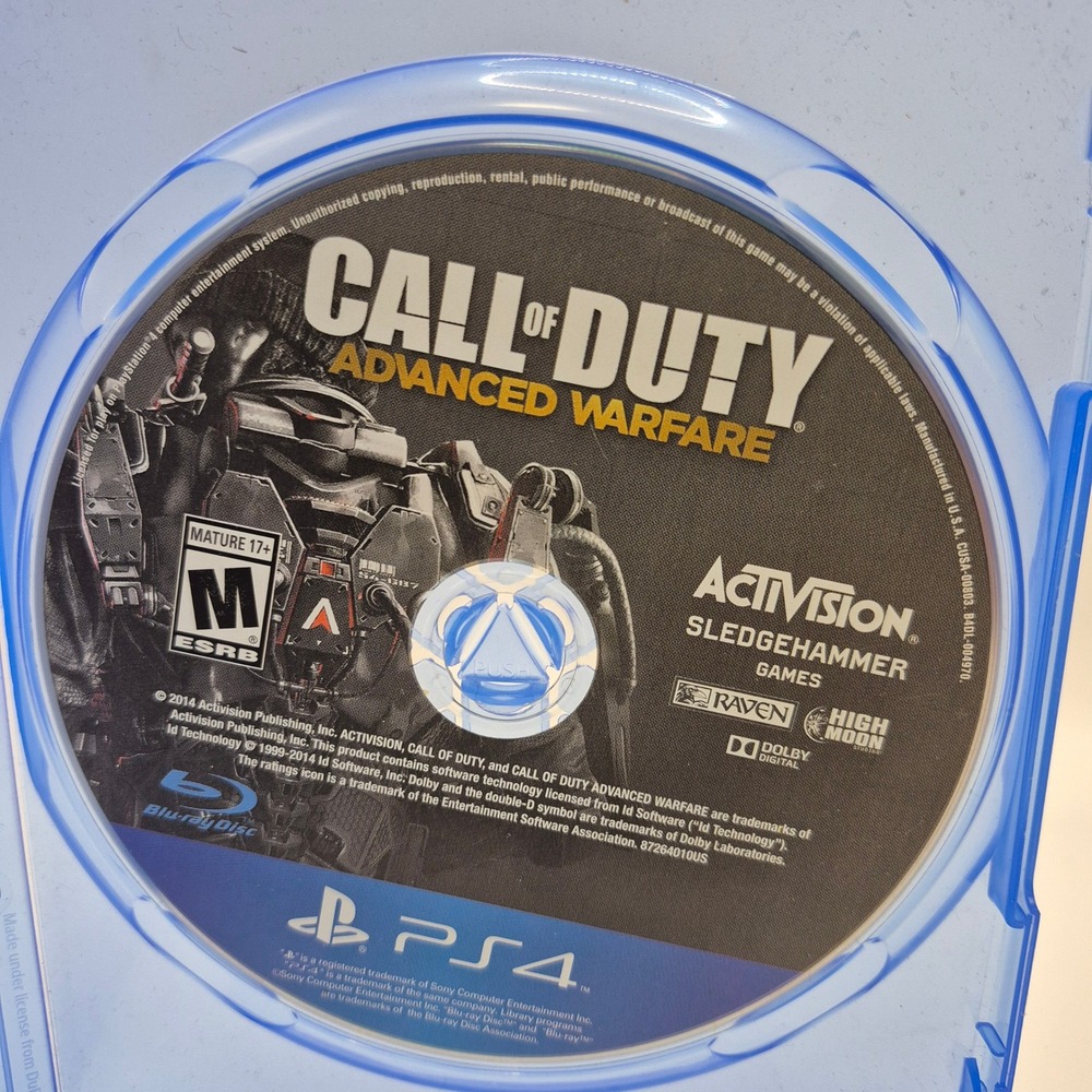 Call of Duty Advanced Warfare Sony PlayStation 4 PS4 Activision 2014 CUSA-00803